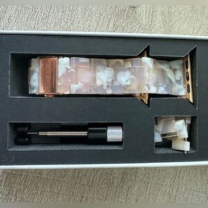 Solace Rose Gold and Pearl Watch Band